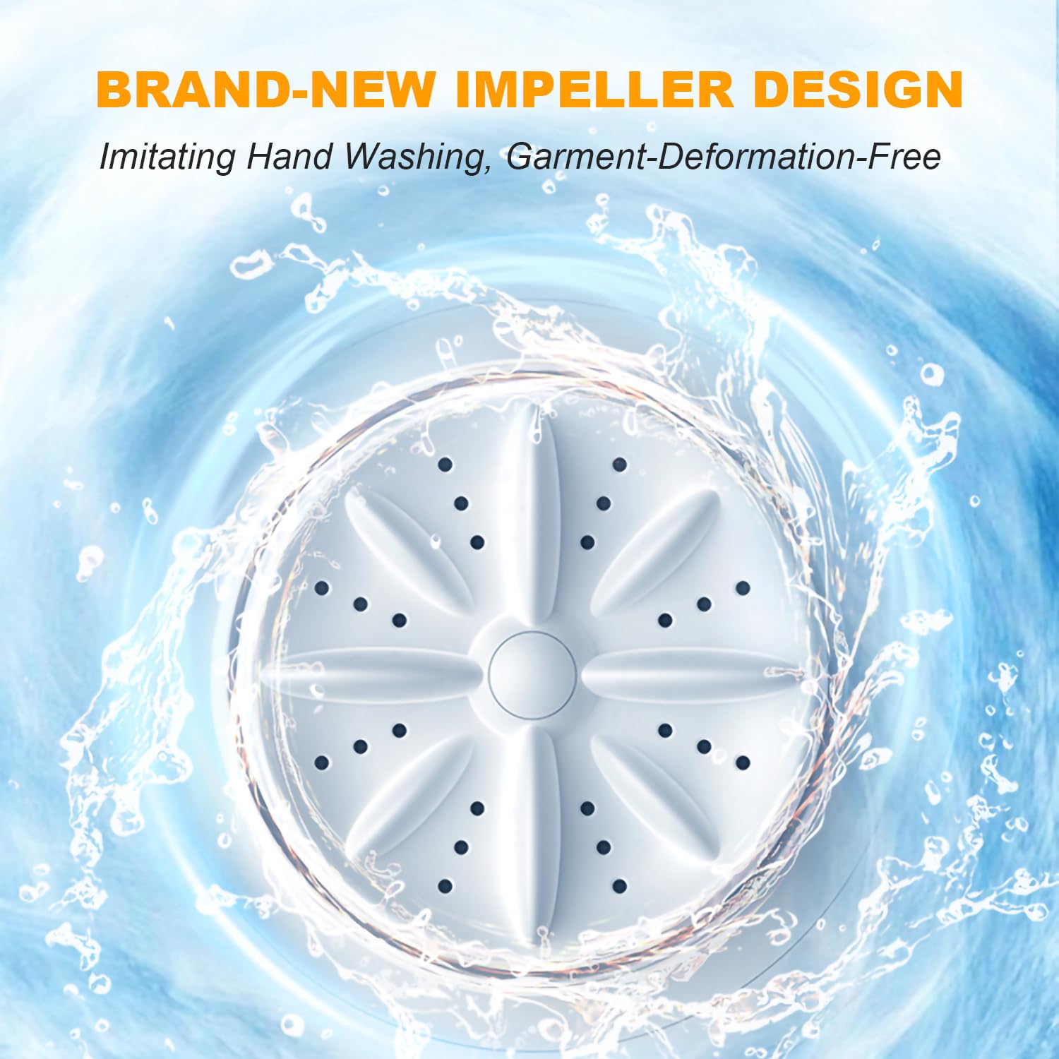 USB Rechargeable Automatic Mini Washing Machine