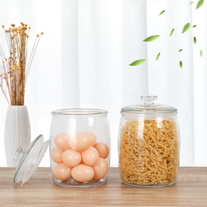 Large Capacity Multi-Purpose Glass Snack Jar (4 Litres)