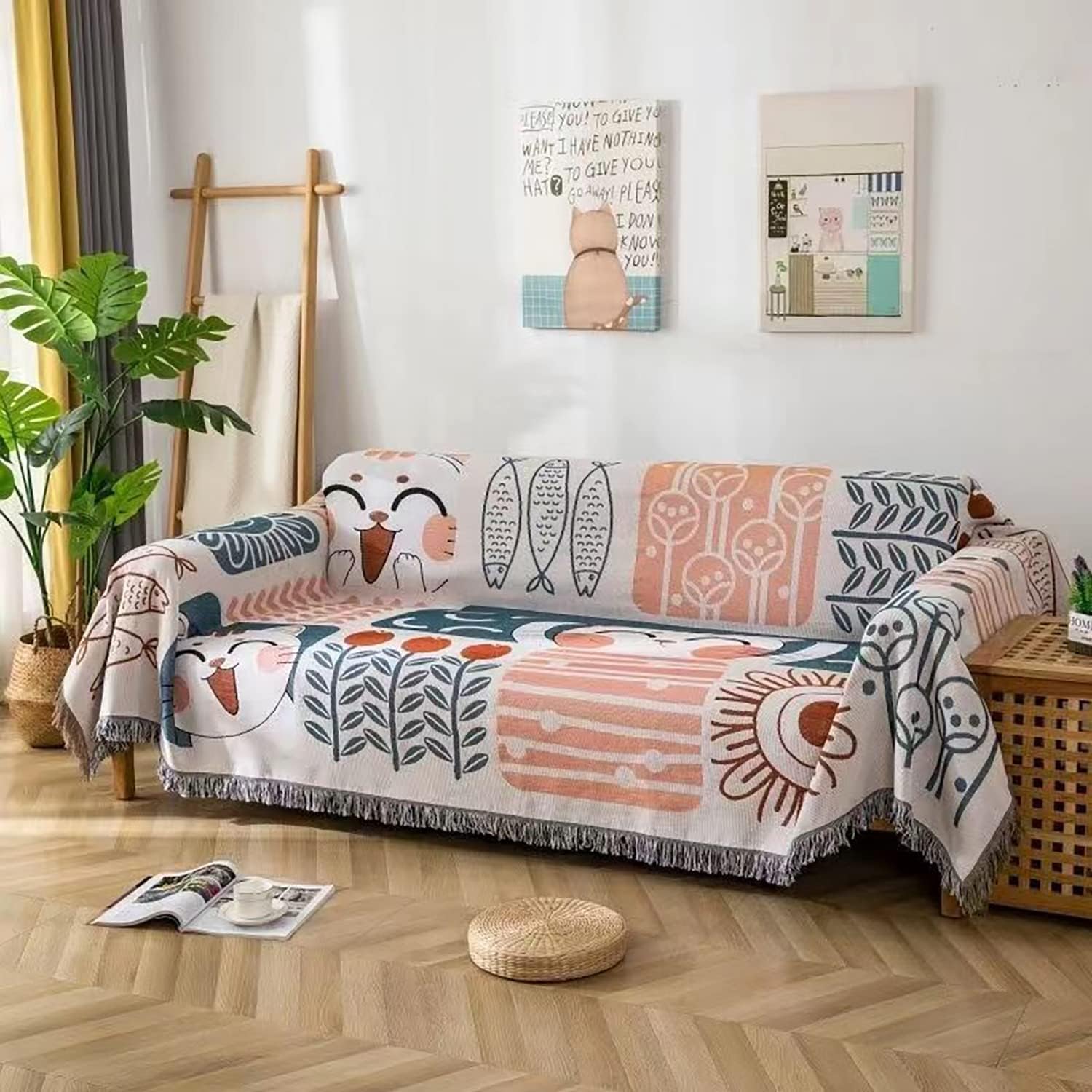 Luxury Chenille Breathable Throw Sofa Cover Blanket