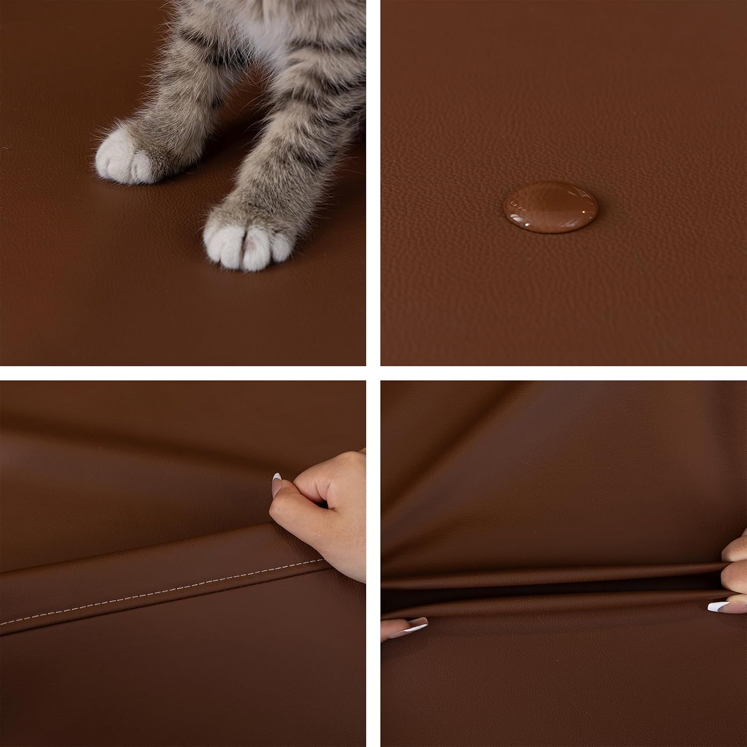 Luxury Waterproof PU Leather Sofa Cover