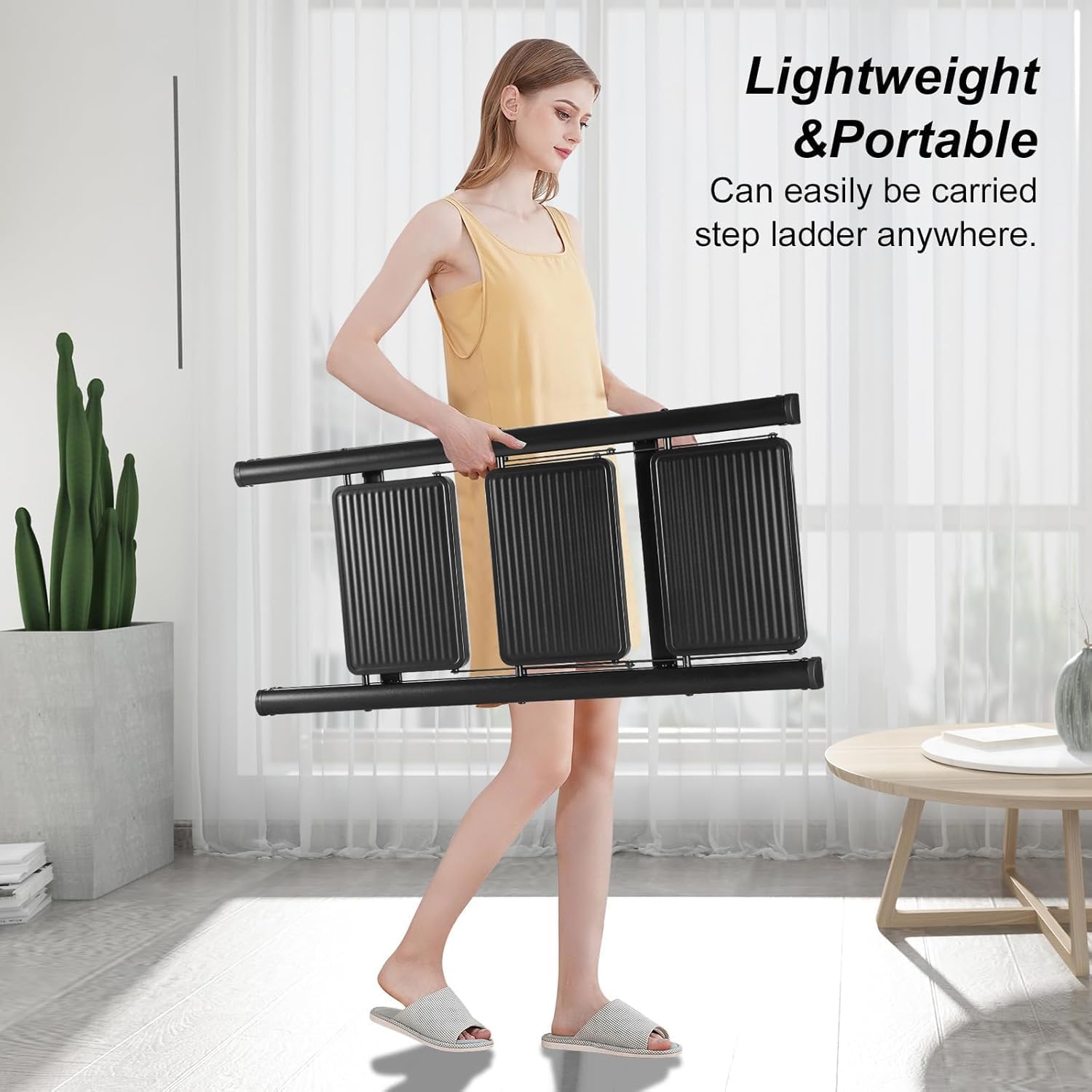 Multipurpose Heavy Duty Non Slip Wide Pedals Step Ladder