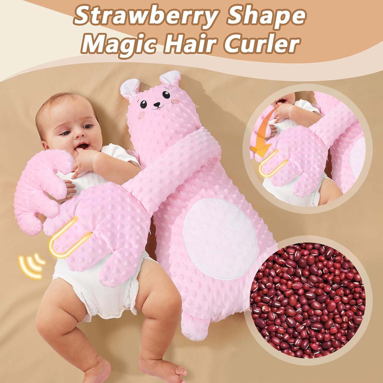 HOMERO Baby Soothing Palm Hug Plush Toy with Remote Patting System