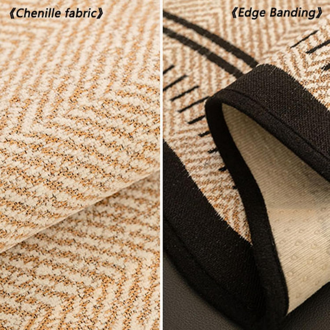 Elegant Reversible Chenille Fabric Soft Sofa Throw Cover