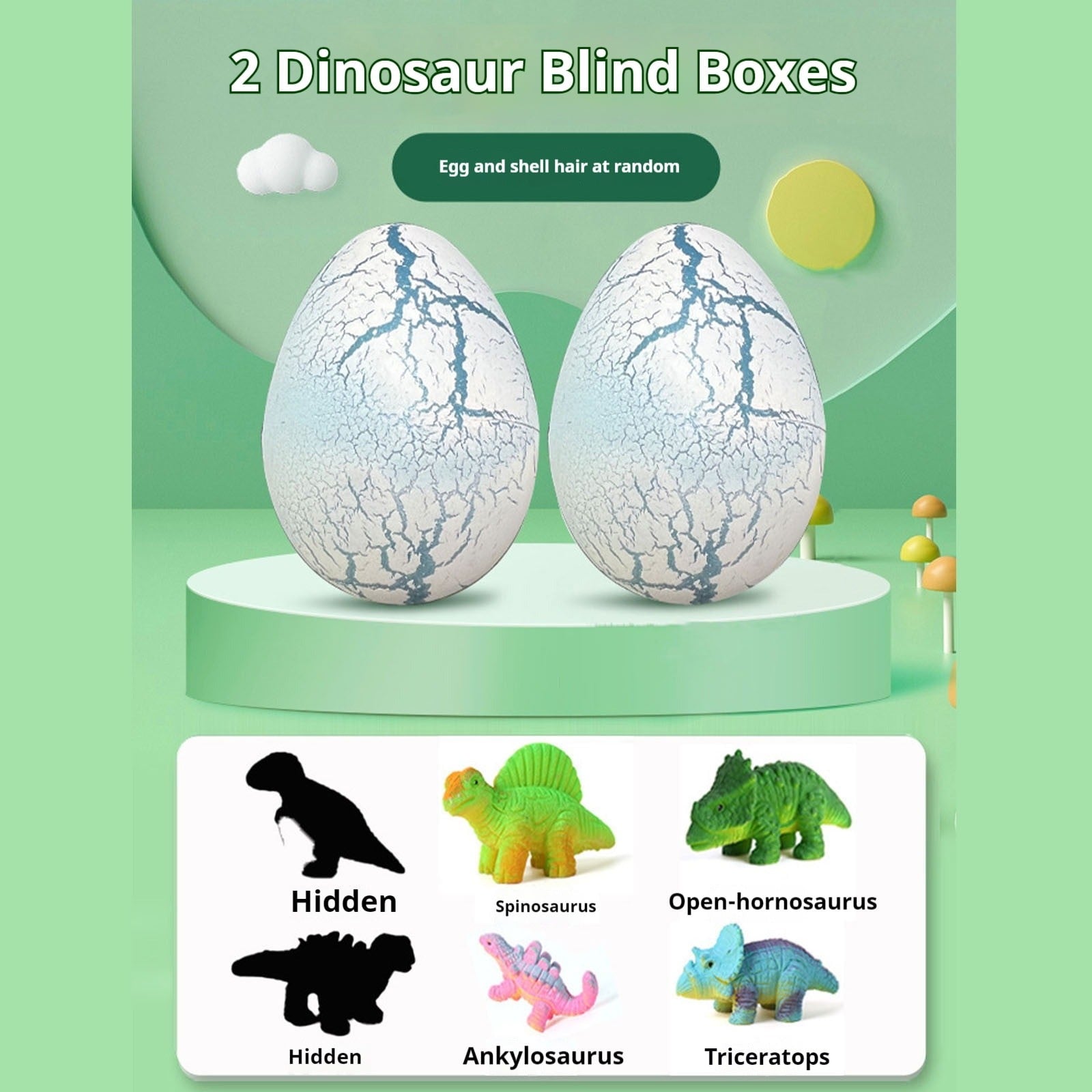 Homero Educational Water Soaked Dinosaur Egg for Kids