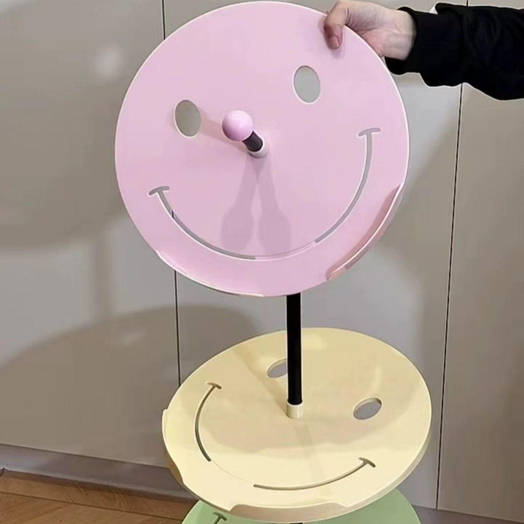 Homero Multi-Layer Smiley PET Wood Shoe Rack