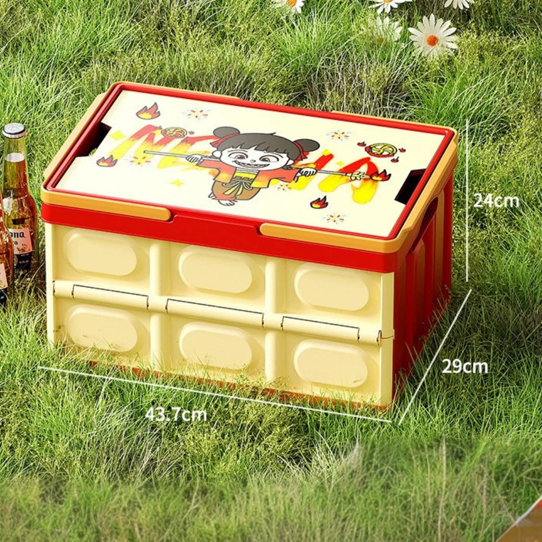 HOMERO Outdoor Folding Storage Box with Handle Nezha Style