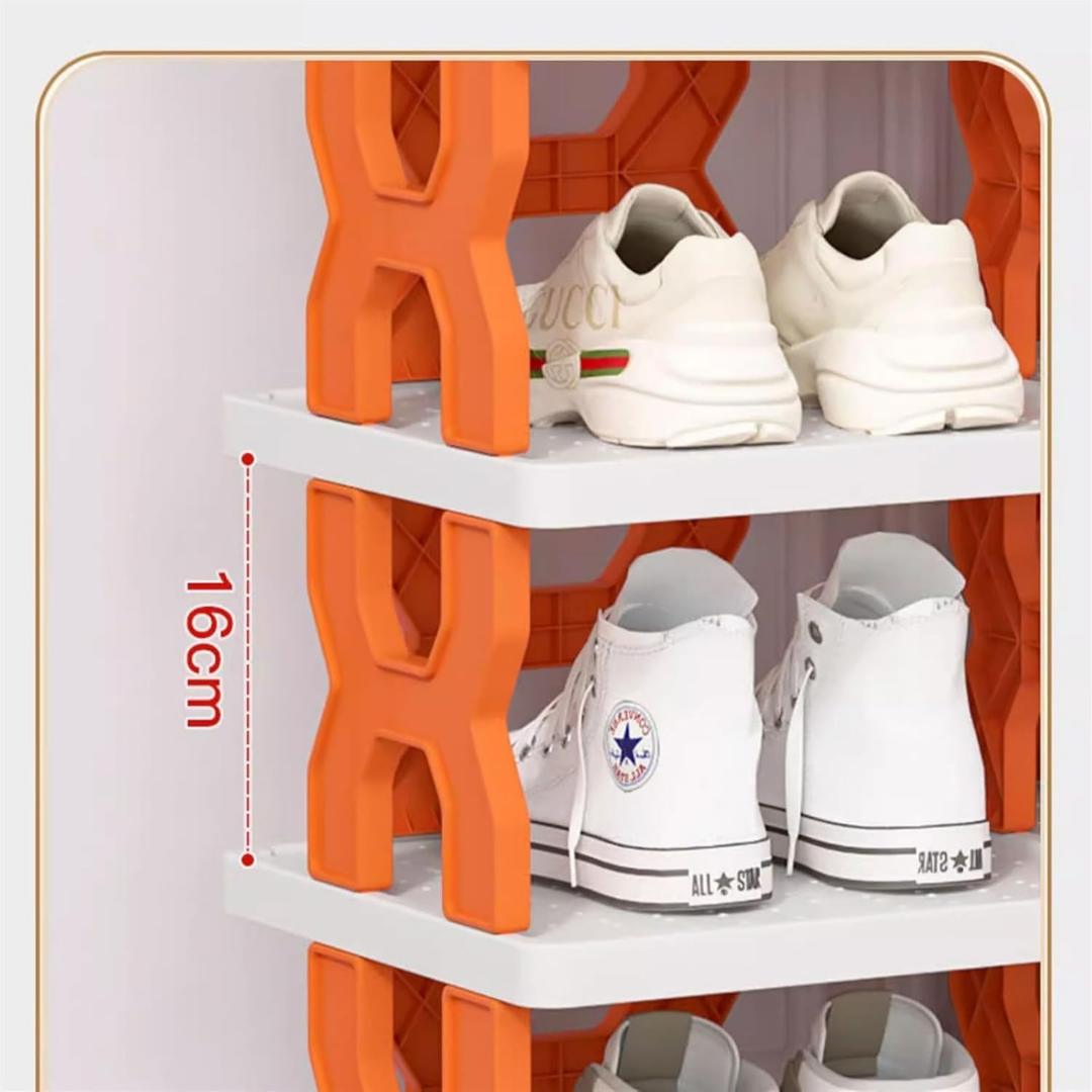 Homero Stylish Multi-Layer Storage Organizer and Shoe Rack with Wheels