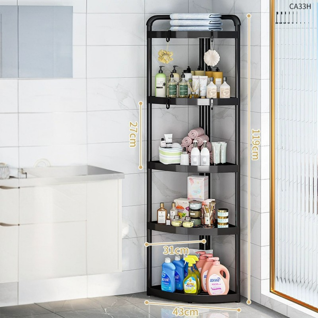 Homero Multi-Purpose Space Saving Corner Shelf Rack