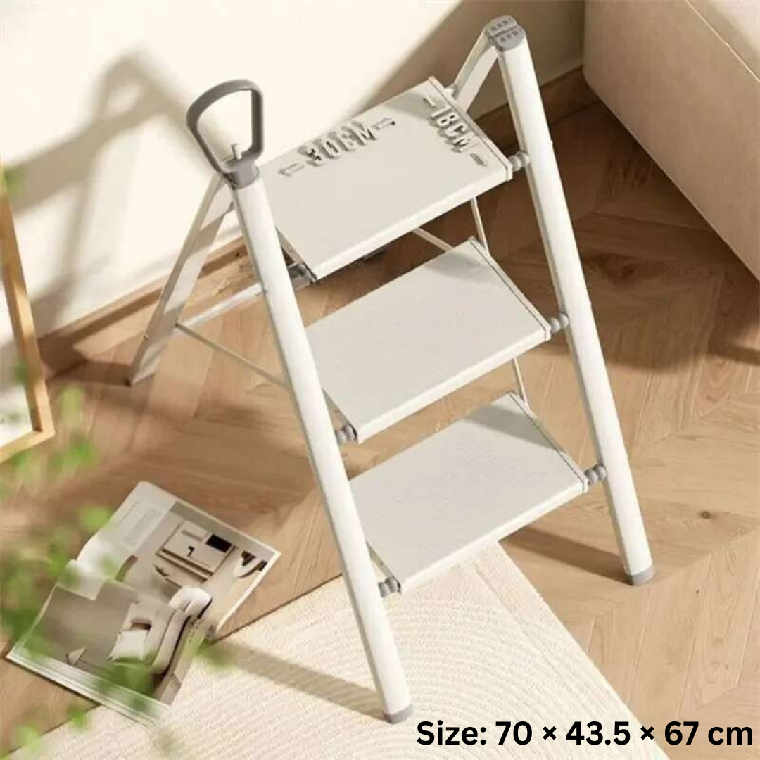 HOMERO Premium Aluminum Portable Folding Step Ladder