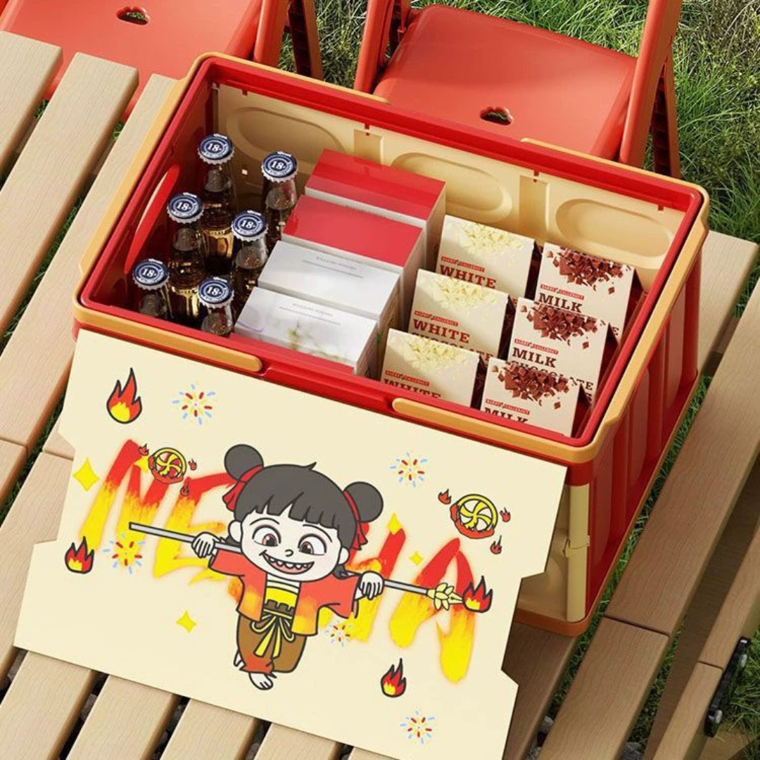 HOMERO Outdoor Folding Storage Box with Handle Nezha Style