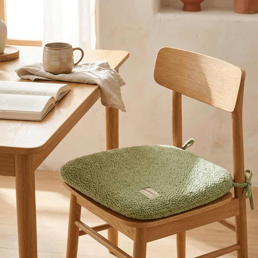 Homero Comfortable Memory Foam Seat Pad with Anti-Slip Base