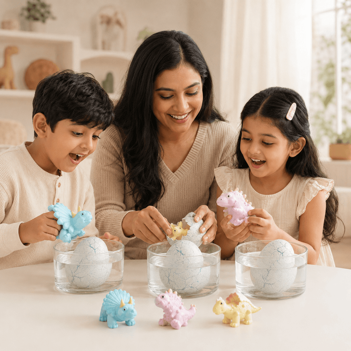 Homero Educational Water Soaked Dinosaur Egg for Kids