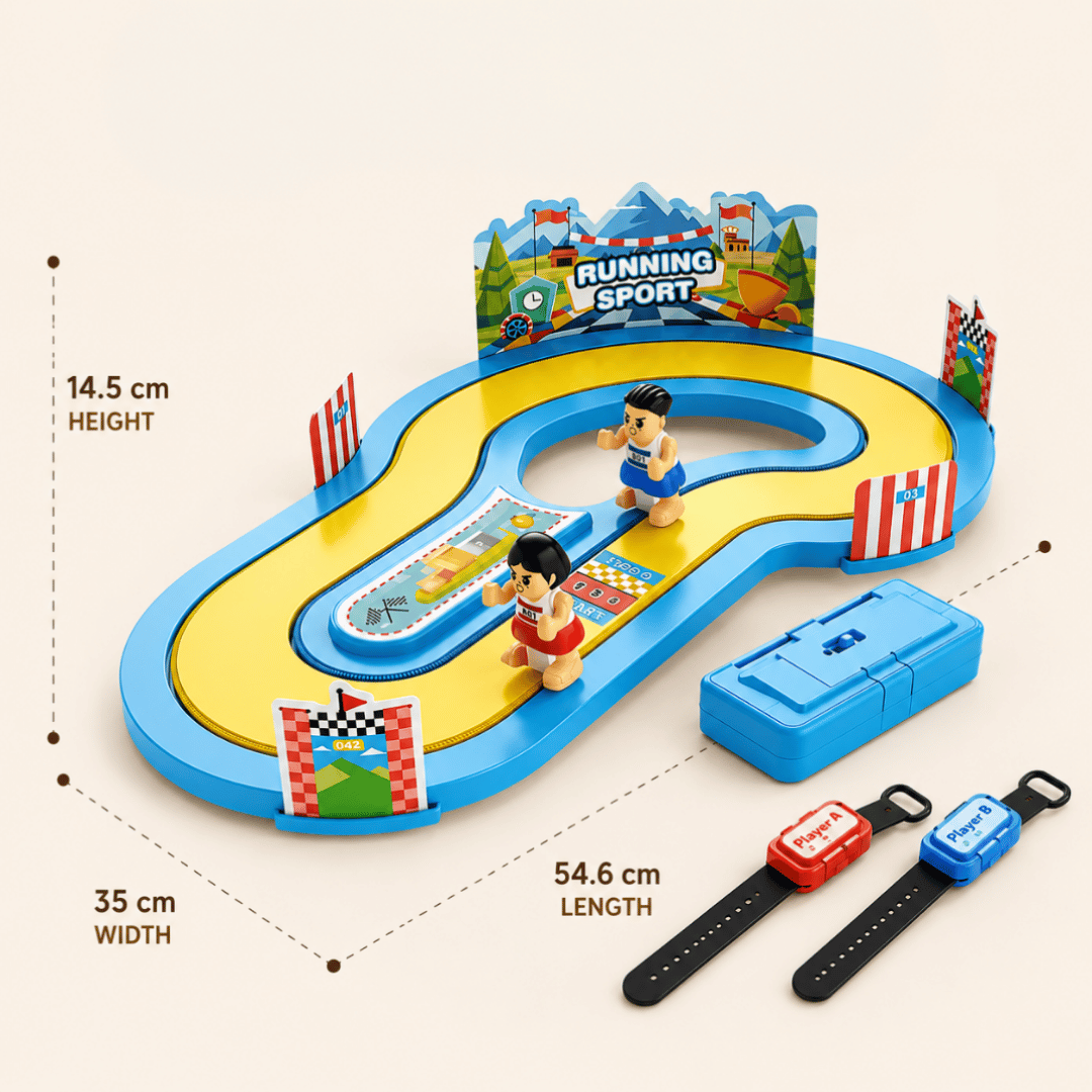 Wireless Motion Sensor Interactive Racing Game Toy Set