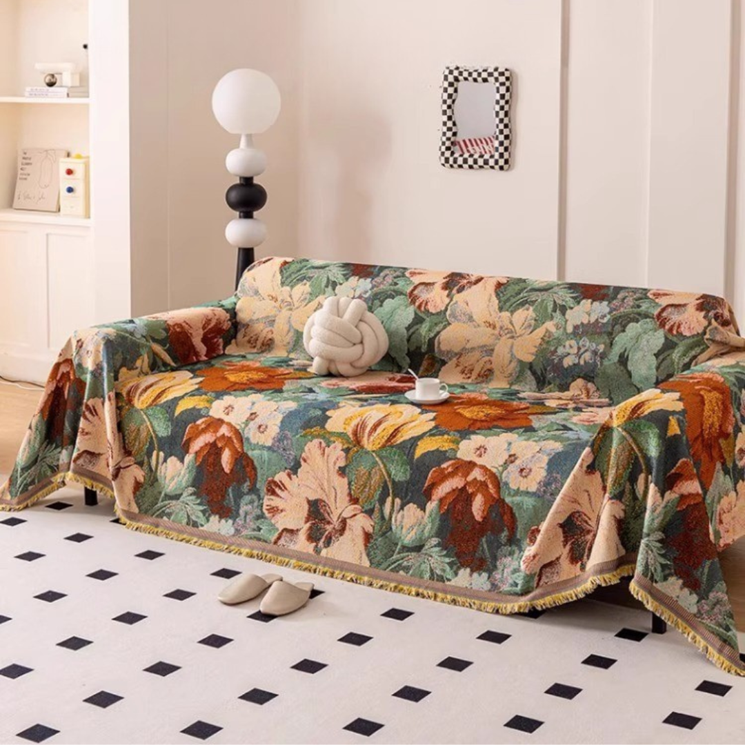 Reversible Jacquard Anti Slip Washable Sofa Cover