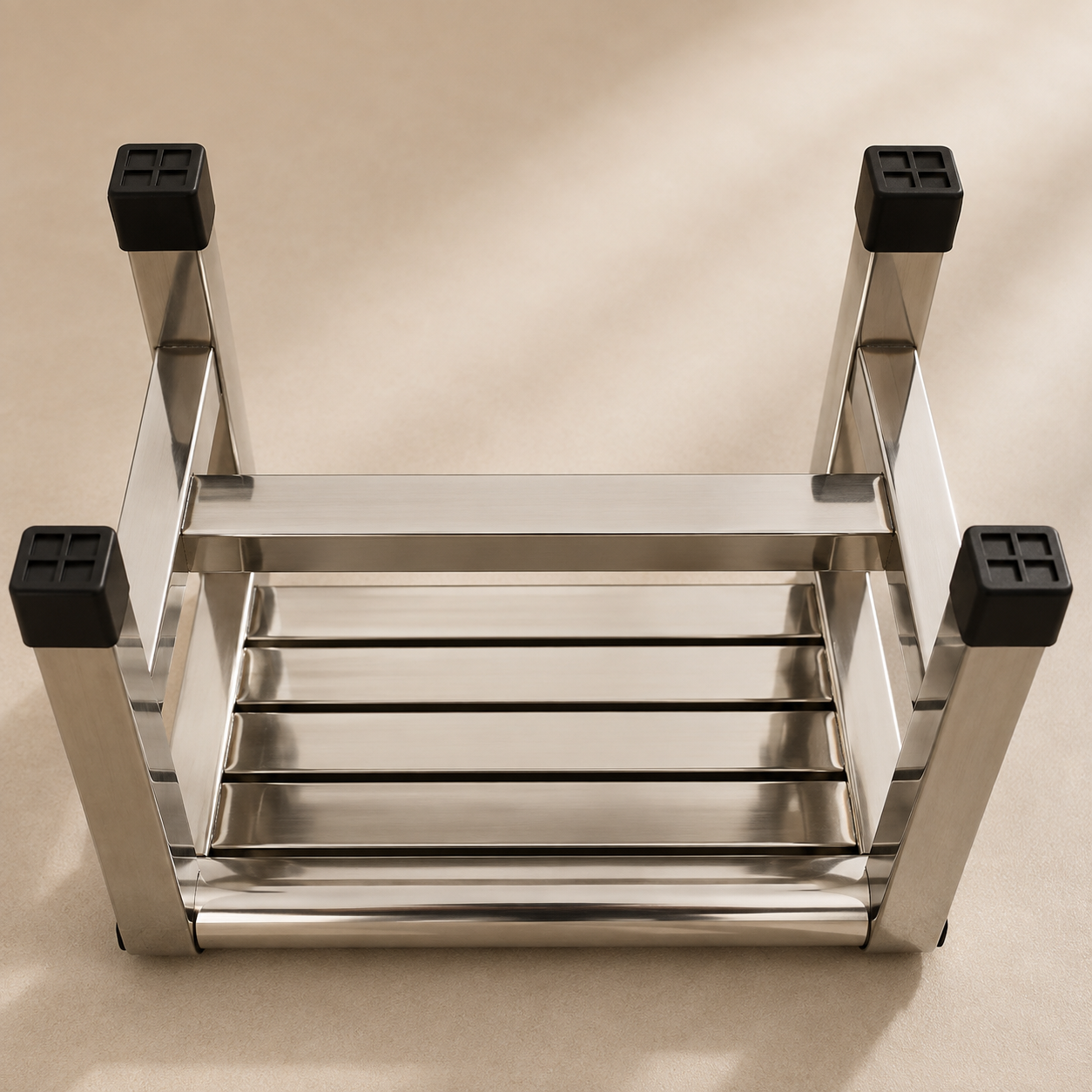 Homero Multipurpose Heavy-Duty Non Slip Stainless Steel Stool