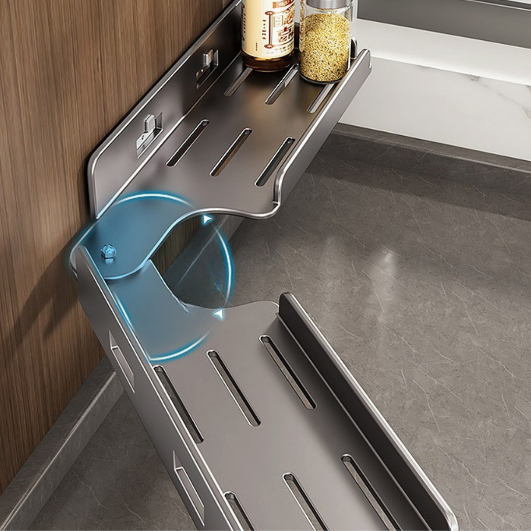 270° Rotating Carbon Steel Folding Storage Rack