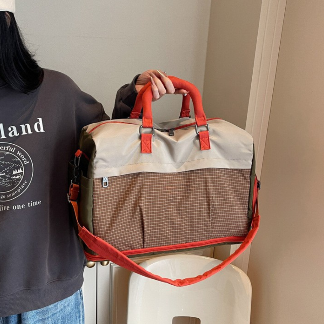 Homero Large Capacity Expandable Travel Duffel Stylish Bag