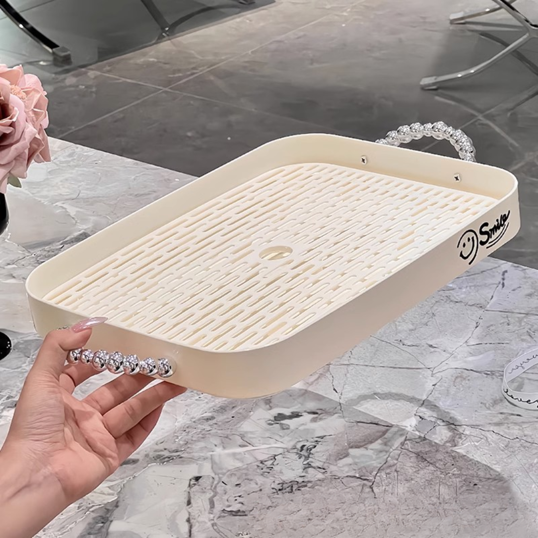 Elegance Detachable Double-Layer Acrylic Tea Tray