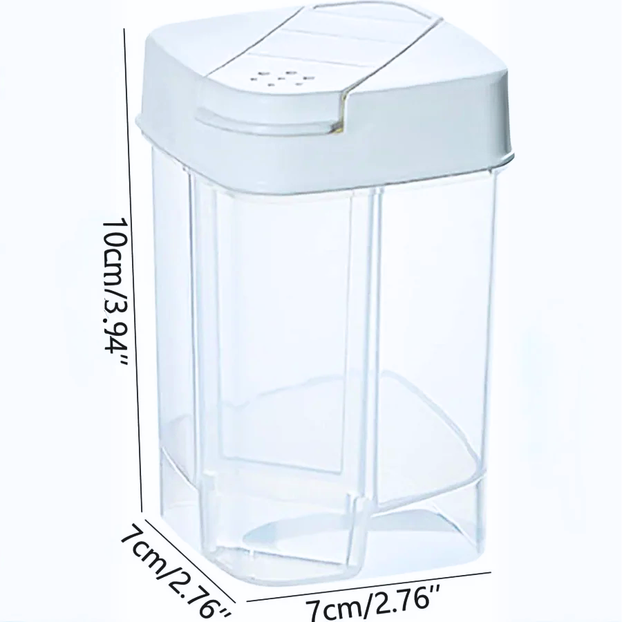 2-in-1 Multipurpose Seasoning Jar with Removable Partition