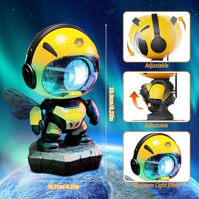 BeeStar LED Projector for Kids Room with Timer and Remote