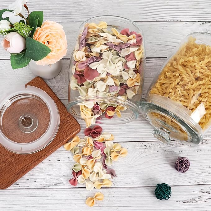 Large Capacity Multi-Purpose Glass Snack Jar (4 Litres)