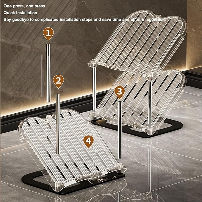 Homero Elegant Multi-Tier Outdoor Shoe and Utility Rack