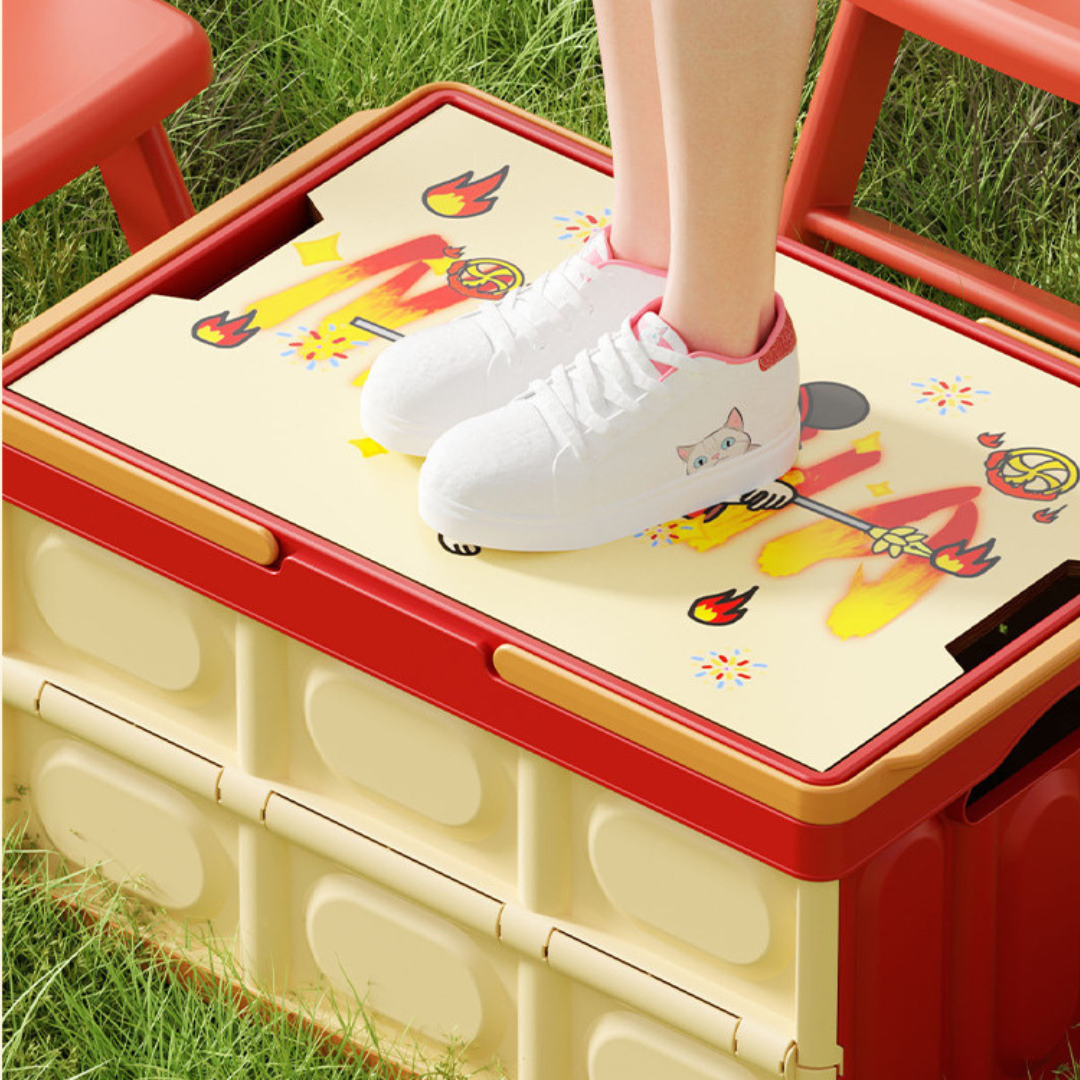 HOMERO Outdoor Folding Storage Box with Handle Nezha Style