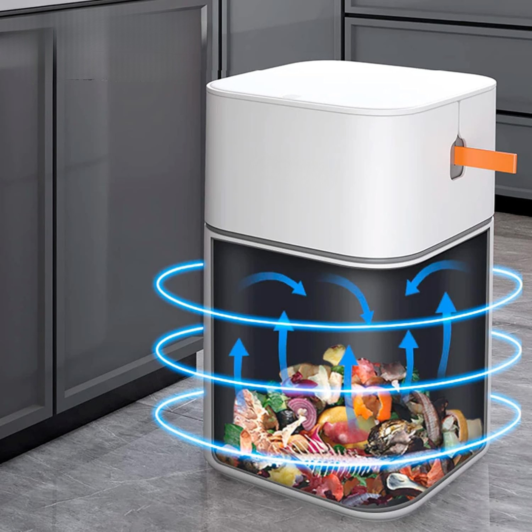 HOMERO Soft TPU Easy-Pack System Smooth Pull Groove Dustbin - 15L