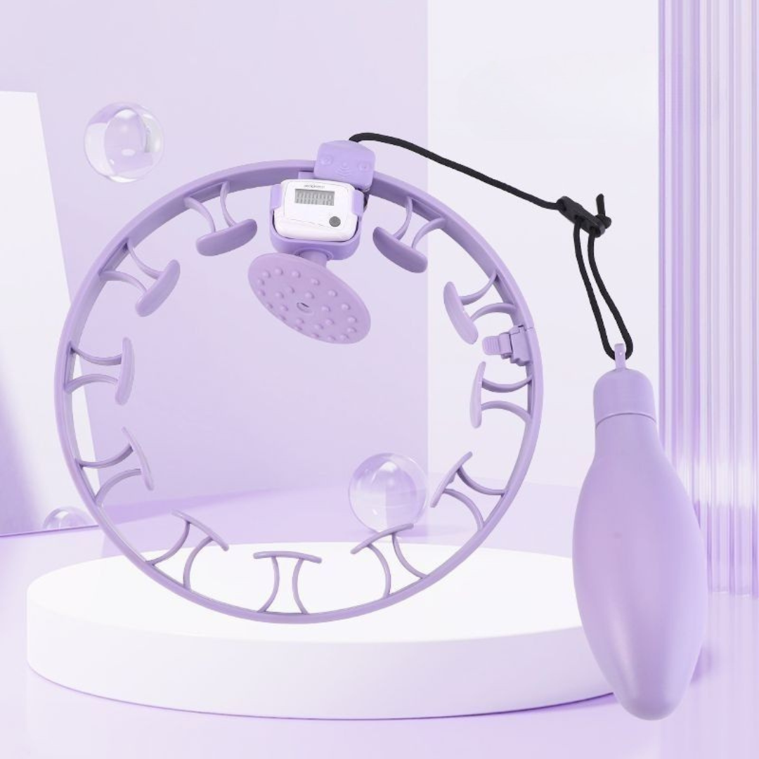 HOMERO Smart 360° Sliding Adjustable Weighted Hula Hoop with Pedometer