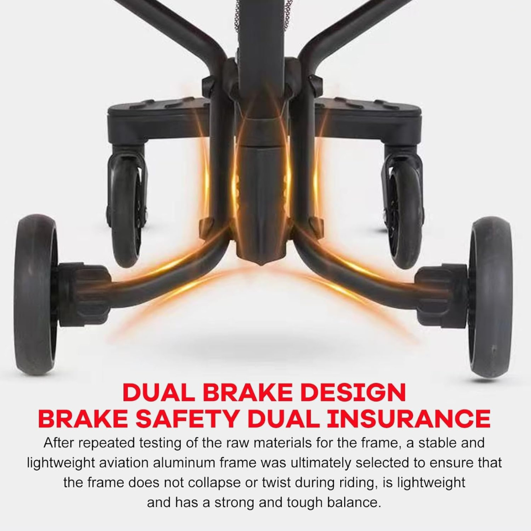 HOMERO Premium Foldable Comfortable Seating Baby Ride Travel Stroller