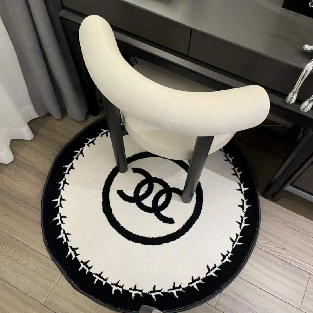 HOMERO Premium Plush Soundproof Floor Mat – 80x80 cm Round Design