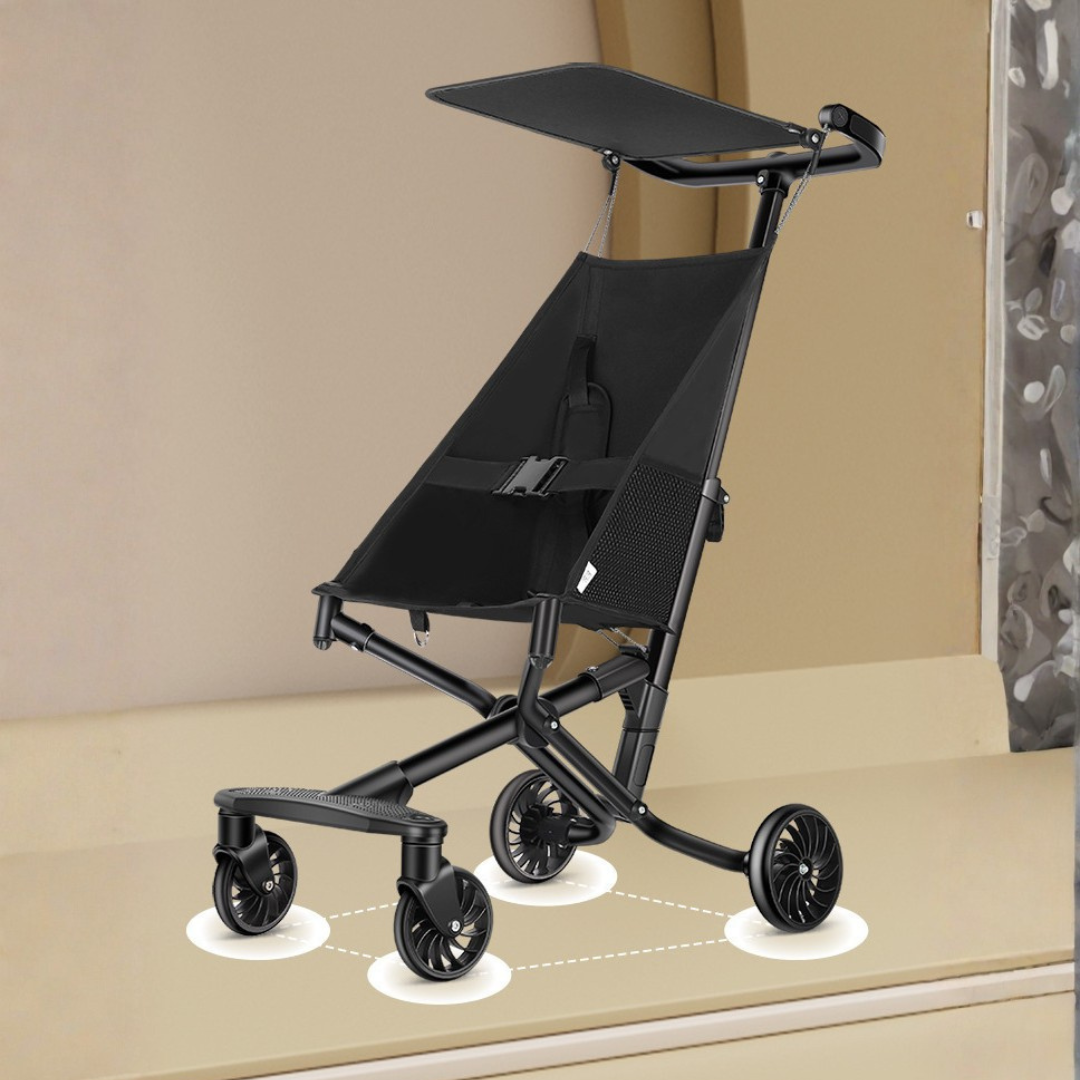 HOMERO Premium Foldable Comfortable Seating Baby Ride Travel Stroller