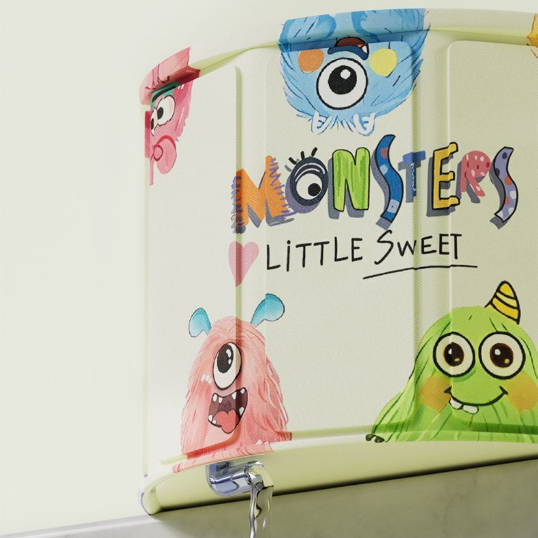 Homero Cartoon Folding Strong Multilayer Build Baby Bath Tub