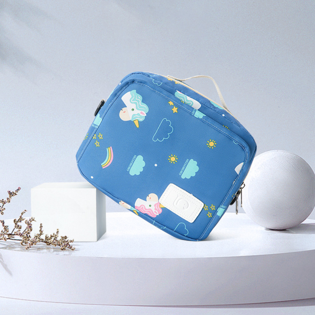 Portable Diaper Changing Bag with Foldable Changing Mat