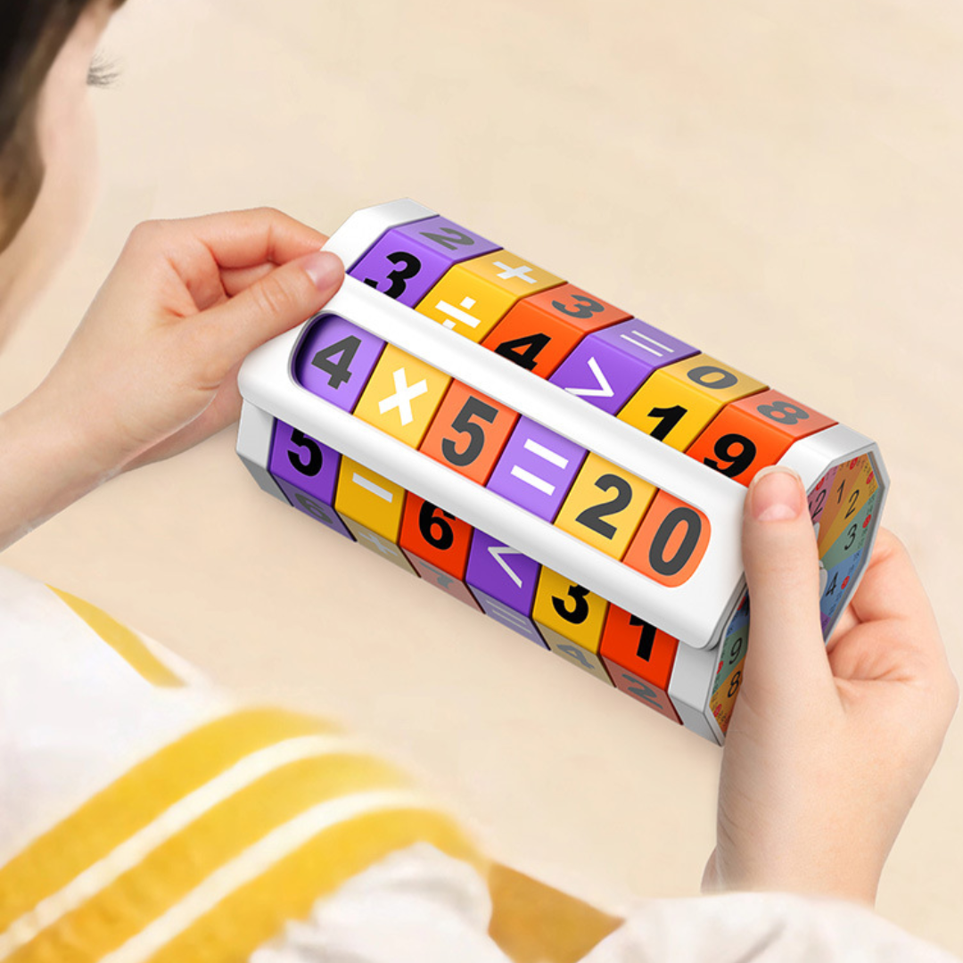 Homero Kids Learning Cube Develop Math and Time Skills Toy