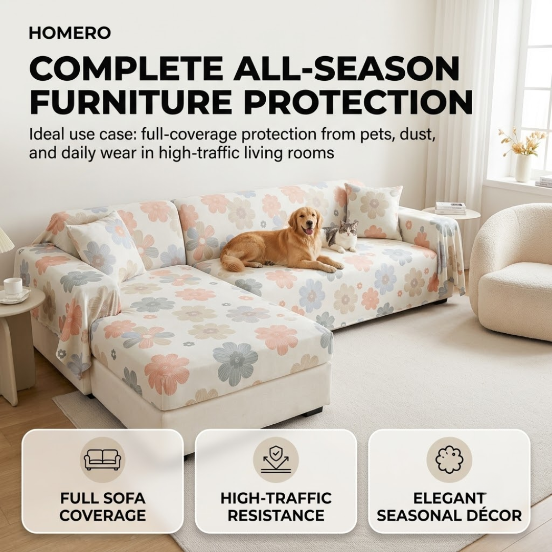 Elegant Design Anti Slip Breathable Throw Sofa Cover