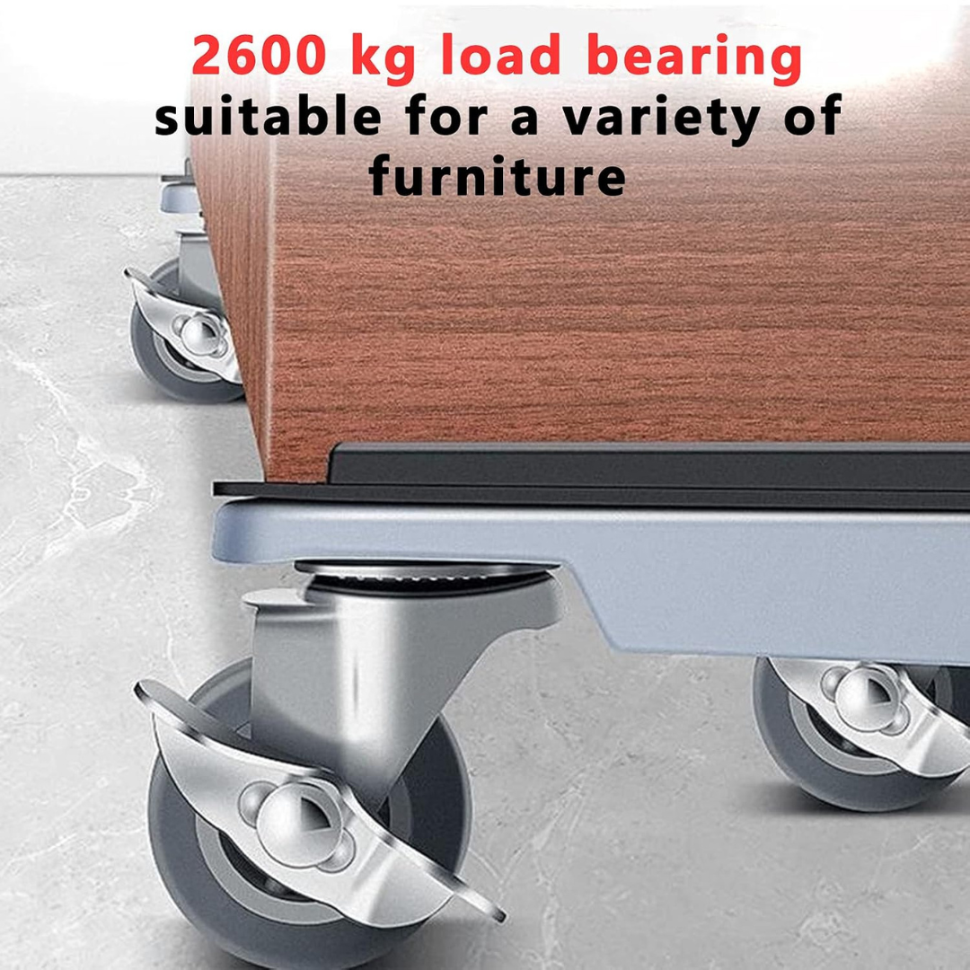 Heavy Duty Furniture Mover Tool Kit with Lifter and Lockable Wheels