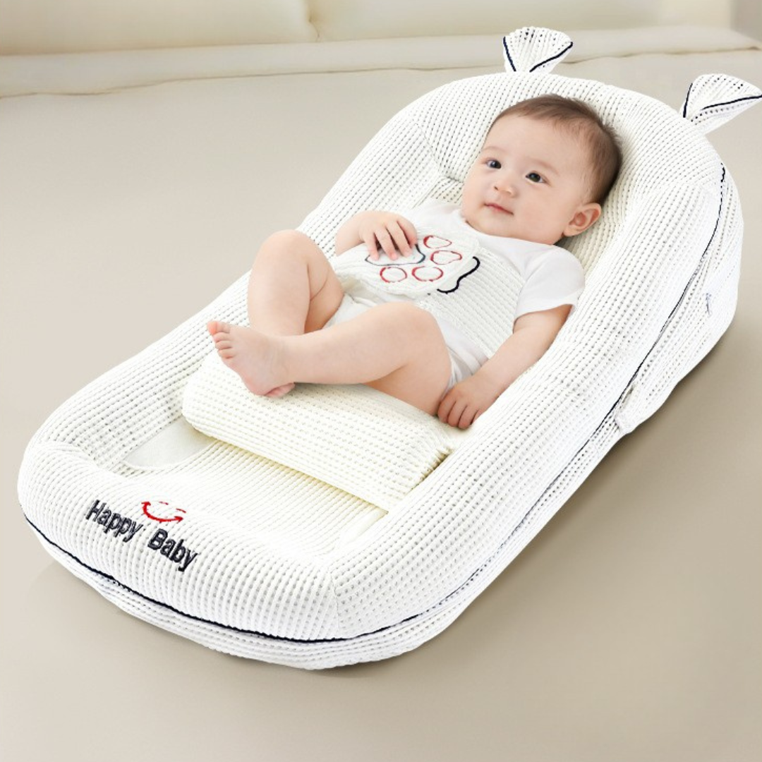 3 in 1 Anti Spit Up Baby Co Sleeper Soft Washable Bed