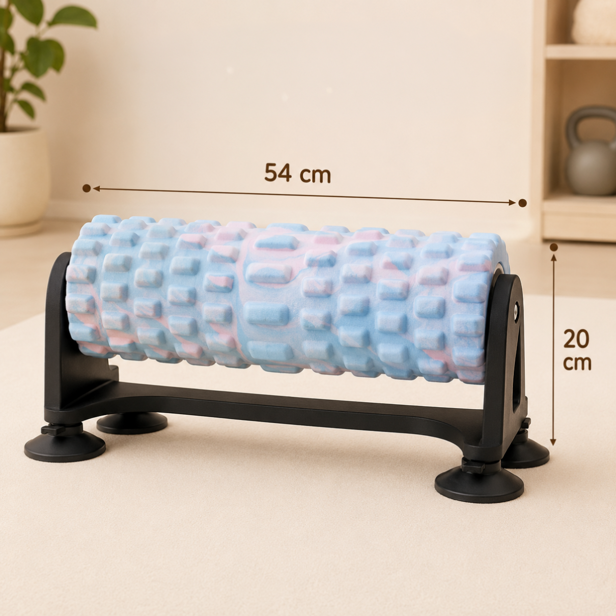Full Body Massage EVA Foam Roller with Suction Cup