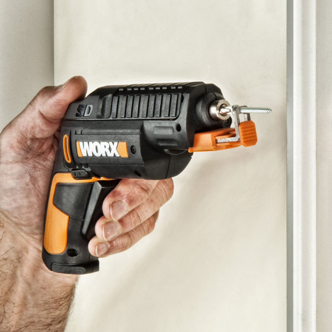 HOMERO Semi Automatic Cordless Electric Revolver Bit Storage 4V Lithium Power Screwdriver