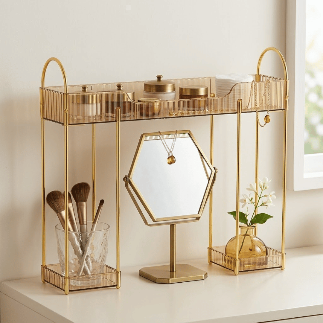 Over Faucet Washbasin Multipurpose Storage Rack