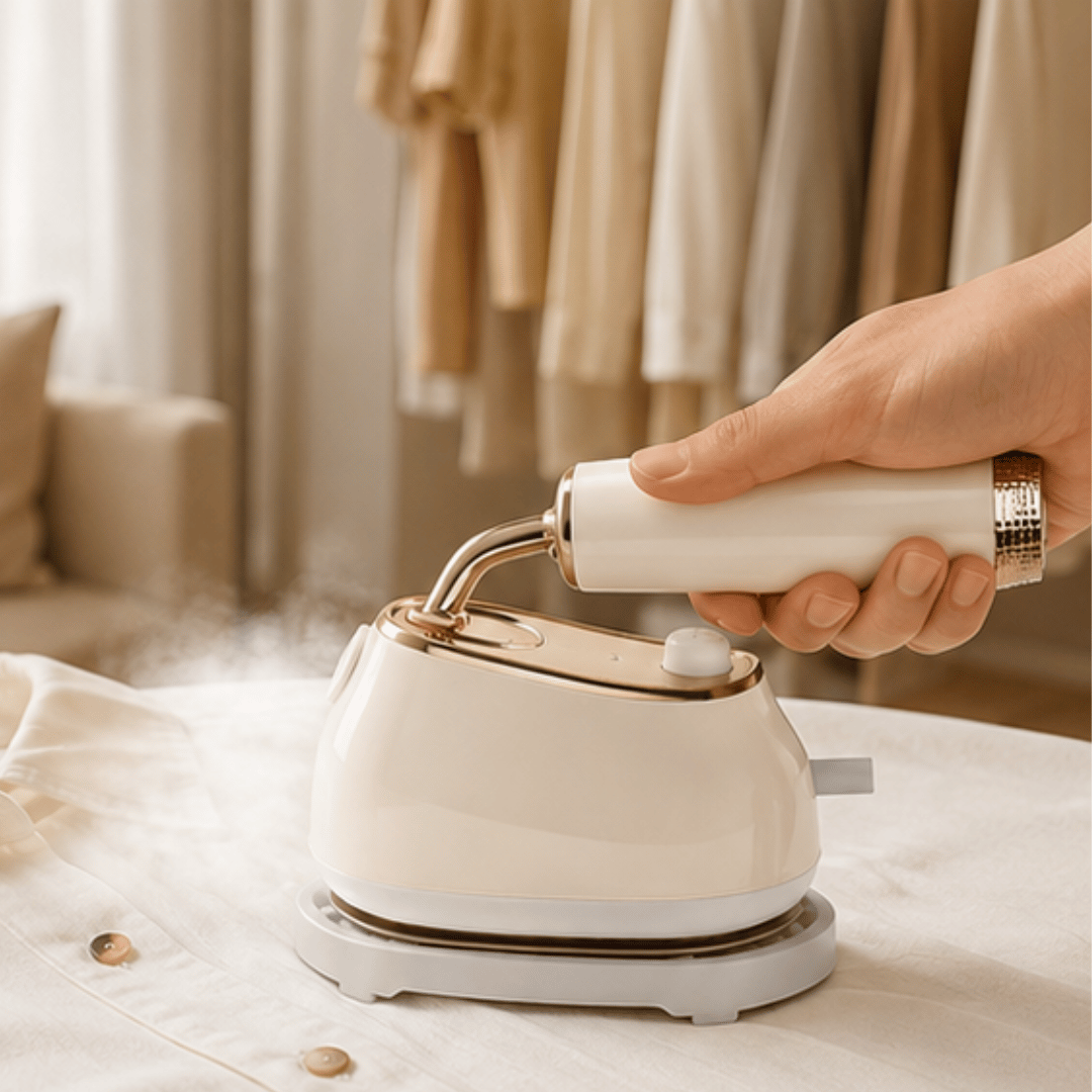 Compact Garment Steamer Powerful 1100W Ceramic Iron