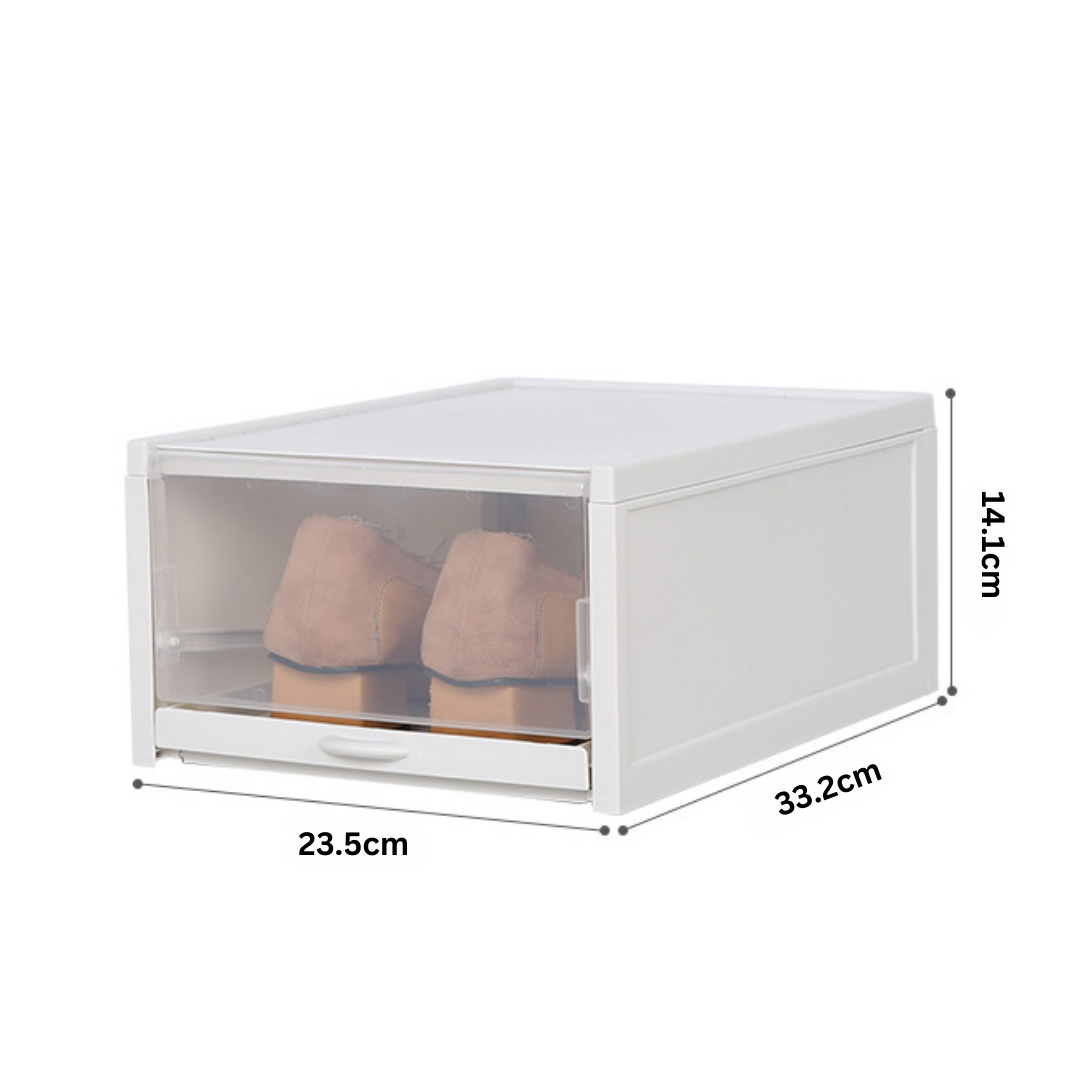 Quick Pull Stackable Dustproof Shoe Cabinet