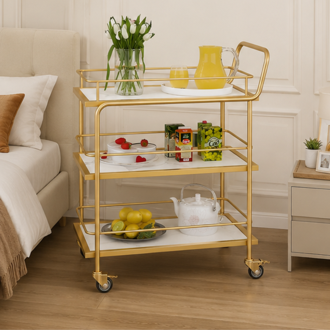 3 Tier Multipurpose Rolling Storage Cart