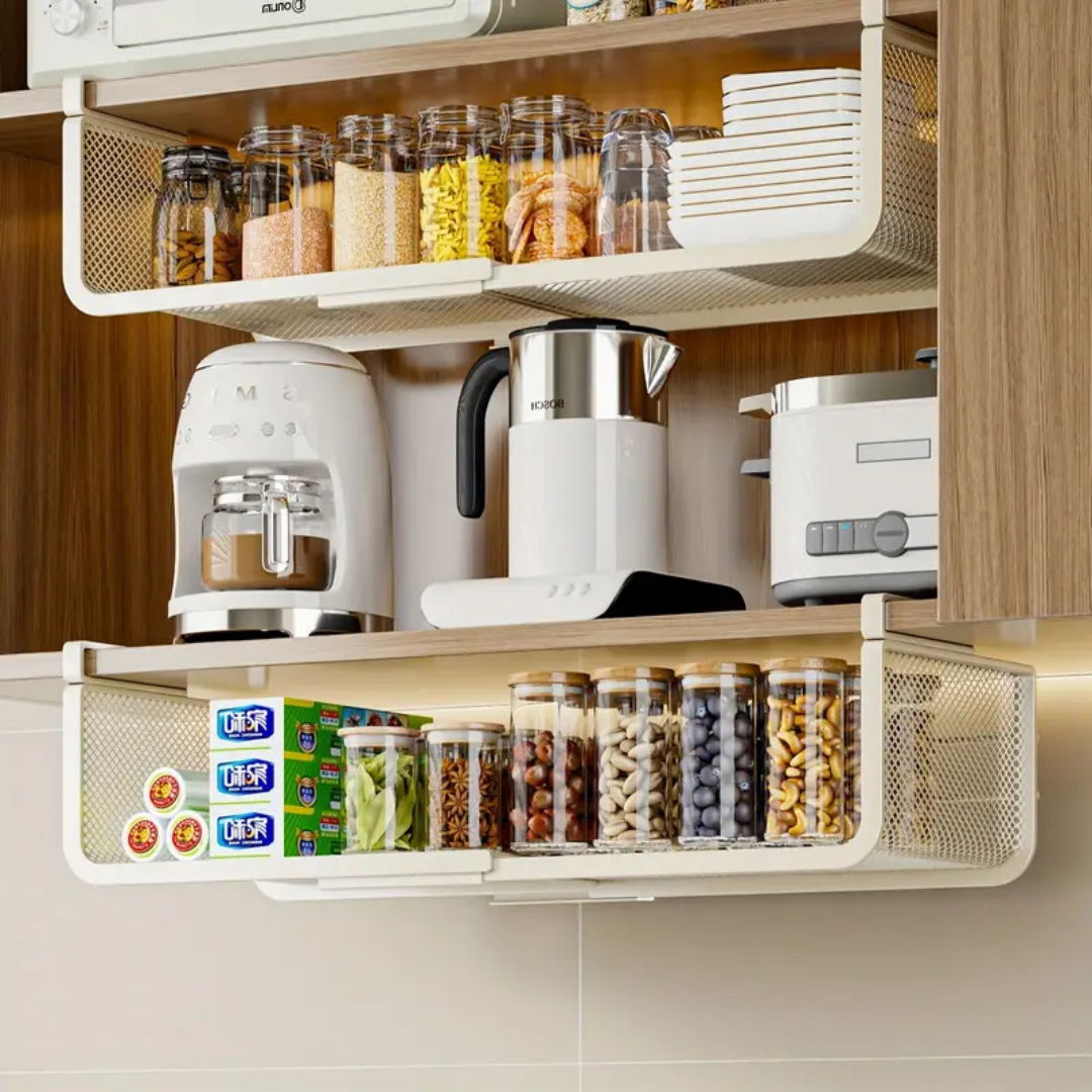 Homero Under Cabinet Expandable Storage Shelf Organizer