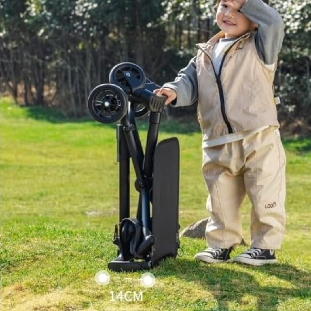 HOMERO Premium Foldable Comfortable Seating Baby Ride Travel Stroller