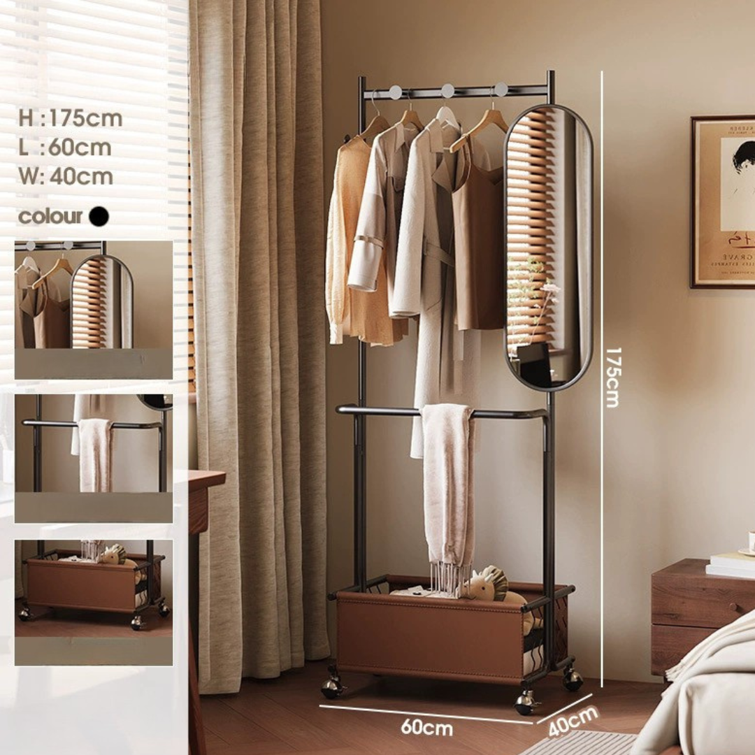 Carbon Steel Build Space Saving Versatile Clothes Organizer - 60cm