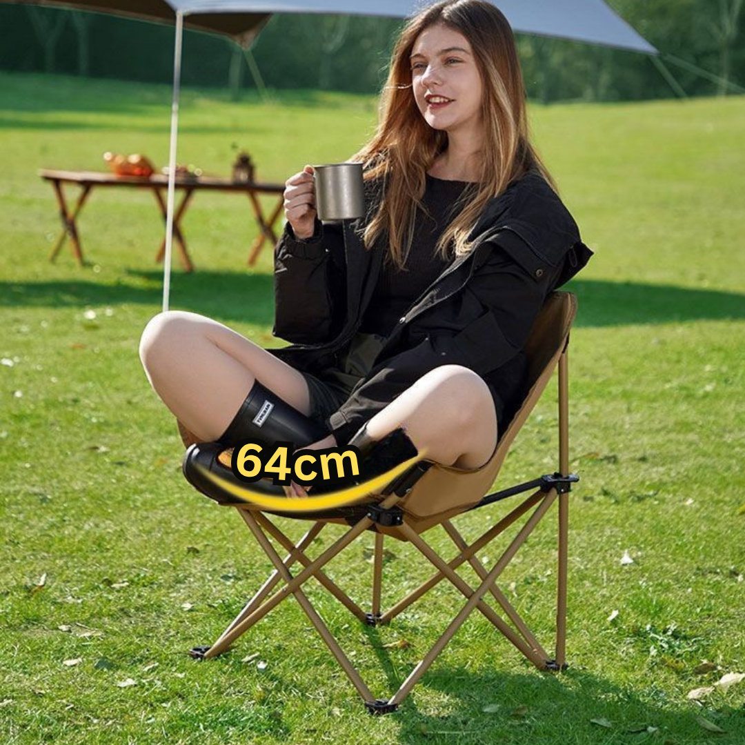 HOMERO Premium Foldable Camping Moon Lightweight Portable Chair