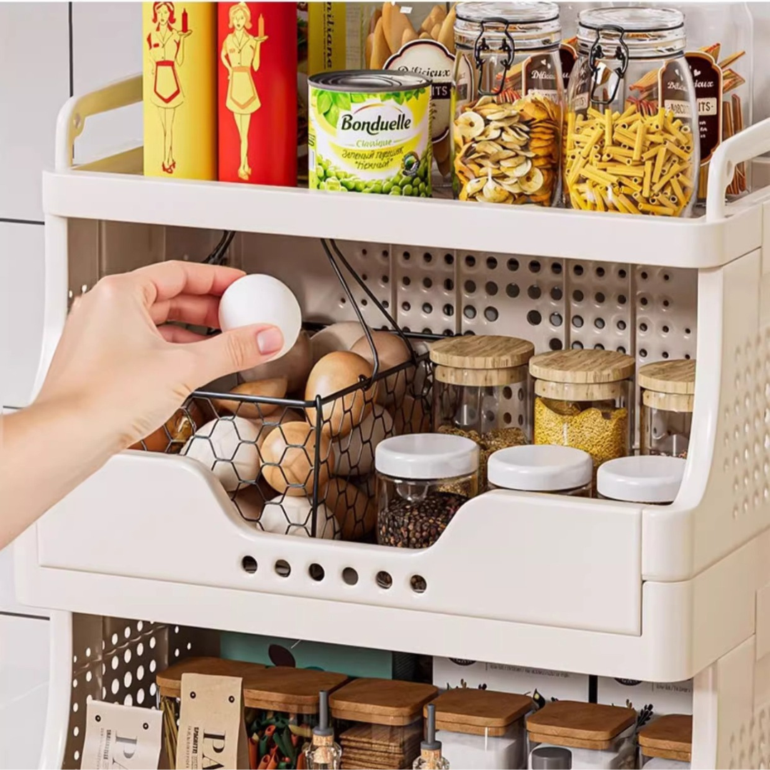 Premium Multi Layer Storage Rack With 360° Caster Wheels