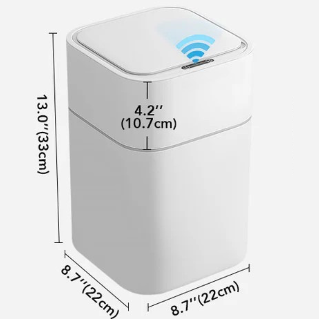 Homero Touchless Sensor Blue Light Sterilization Automatic Smart Trash Can